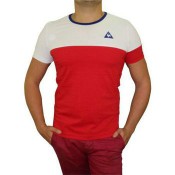 Prix Le Coq Sportif Tee Shirt Merrela Rouge T-Shirts Manches Courtes Homme